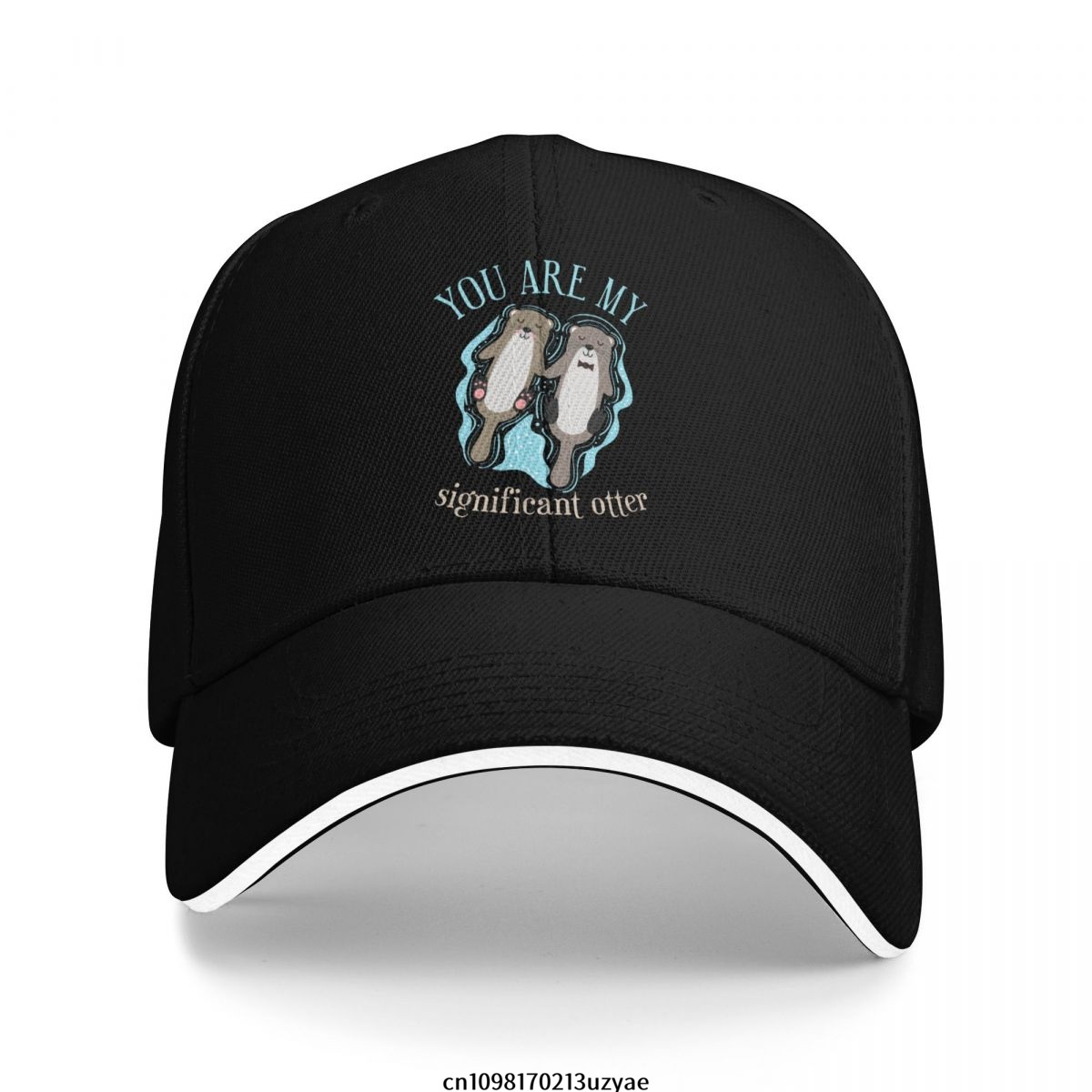 Outdoor Sport Hat - 重要なカワウソ野球帽ヒップホップサンドイッチキャップ男性女性調節可能な屋外スポーツ帽子