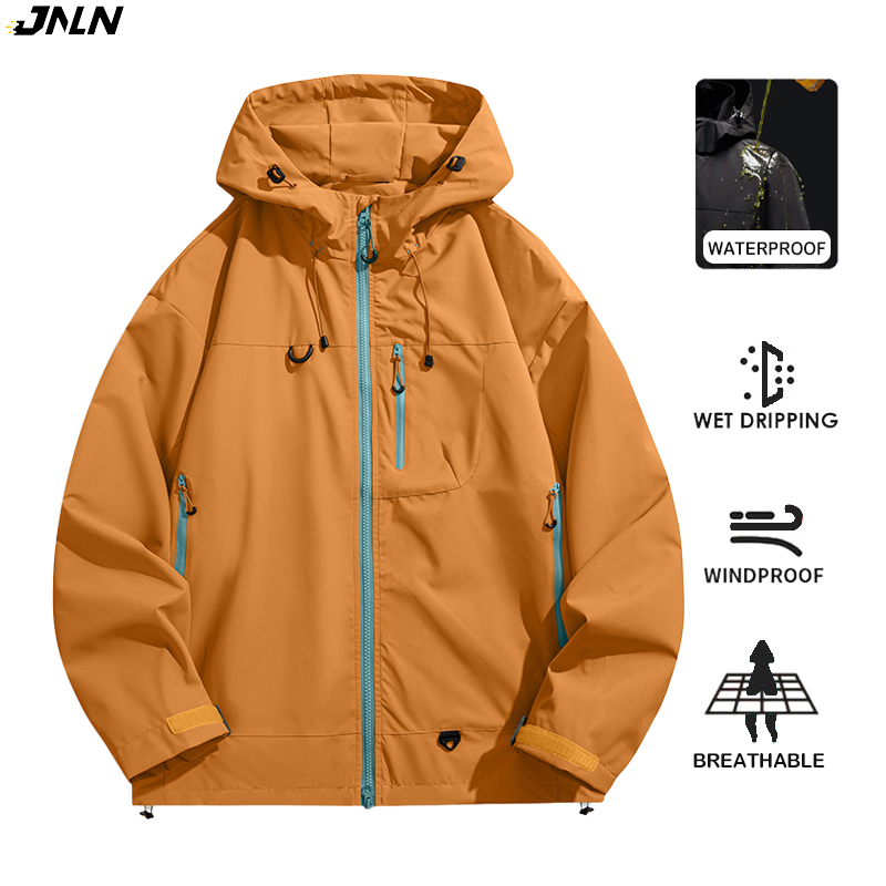 Outdoor Sport Waterproof Jacket - JNLN メンズ レディース 防水 ハイキング ジャケット