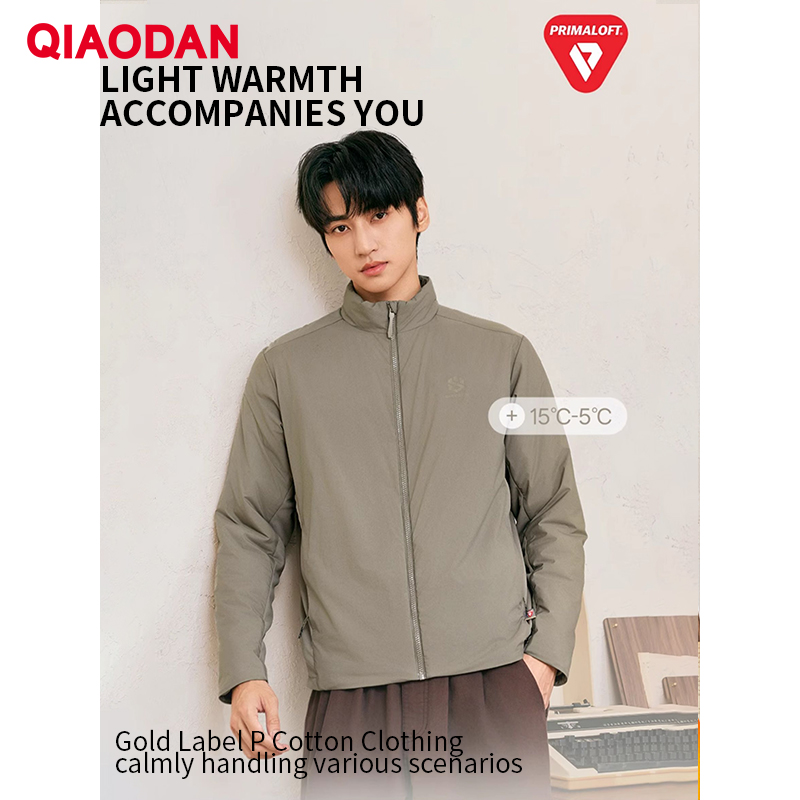 Outdoor Sport Waterproof Jacket - QIAODAN 男性綿入りジャケット帯電防止 Hlikng ウインドブレーカー 2025 冬アウトドアスポーツ防水暖かいアウターウェア