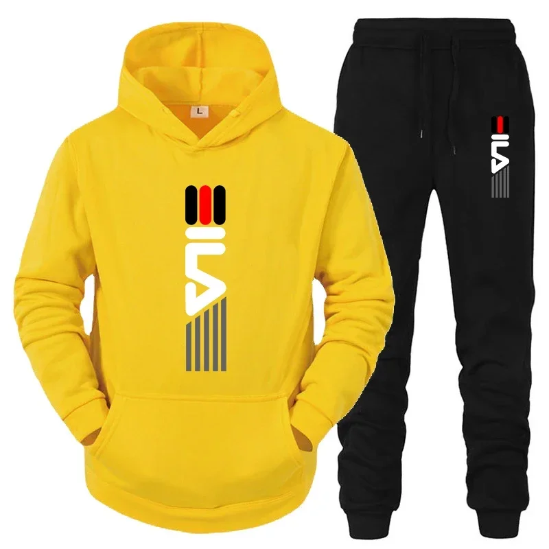 メンズトラックスーツフード付きスウェットシャツ+スウェットパ - Outdoor Sports Outfit のレビューと価格
