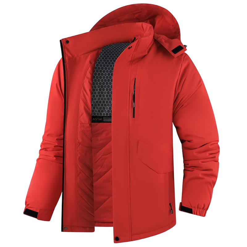 冬の男性用厚手防水アウトドアジャケット、メンズスポーツ防風着 - Outdoor Sport Waterproof Jacket のレビューと価格