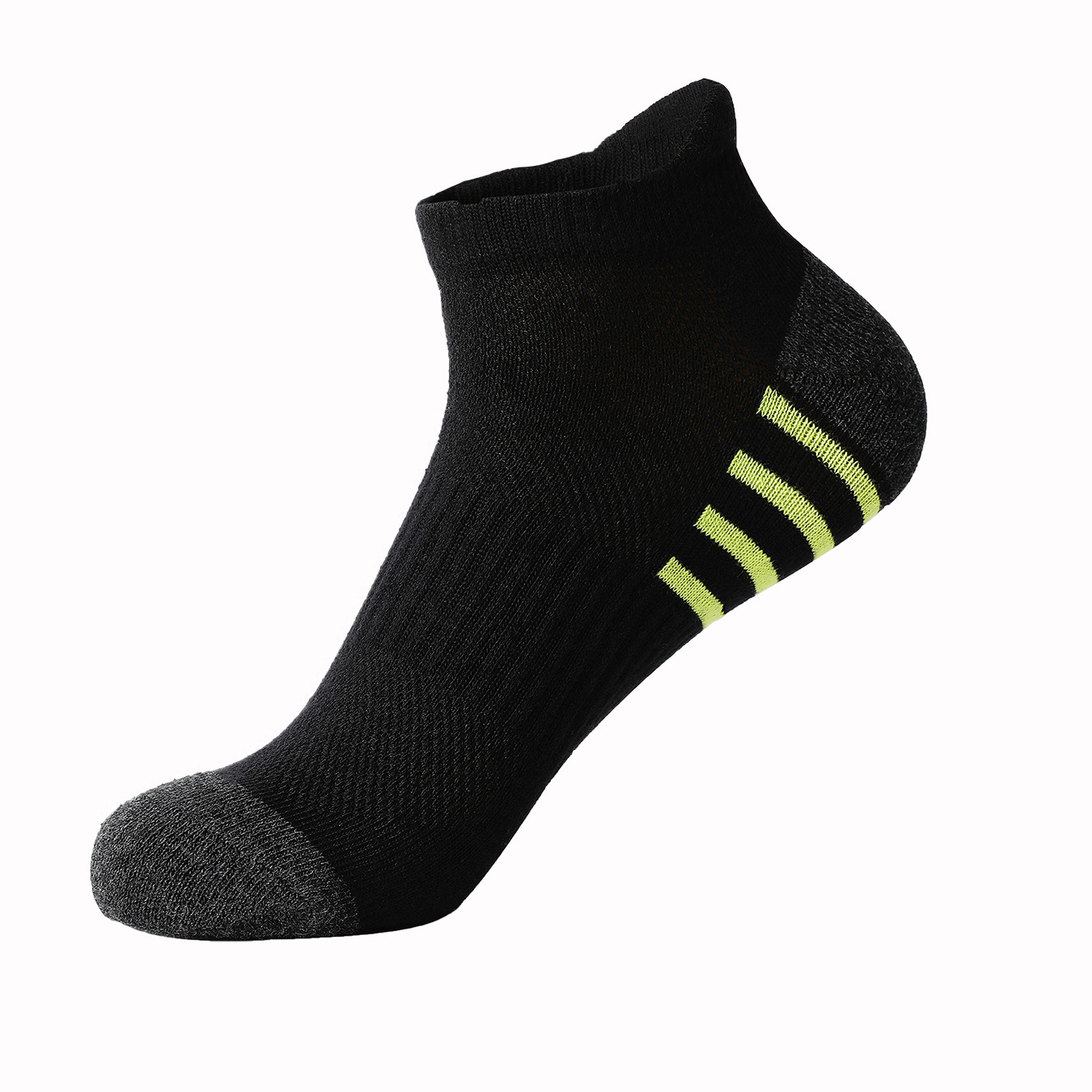 6/12/24 ペアメンズスポーツソックス通気性快適な黒、白 - Outdoor Sports Activities のレビューと価格