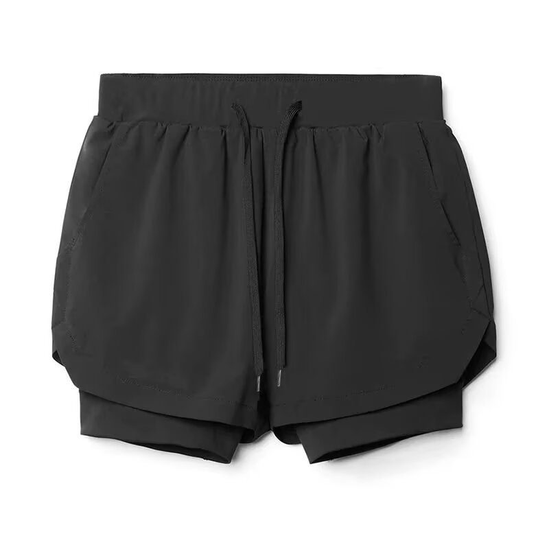 2 in 1 メンズアウトドアランニングショーツ速乾性フィッ - Outdoor Sport Hiking Pants のレビューと価格