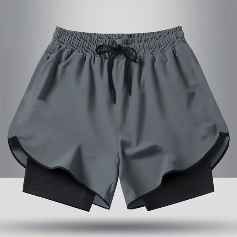 2 in 1 メンズアウトドアランニングショーツ速乾性フィッ - Outdoor Sport Hiking Pants のレビューと価格