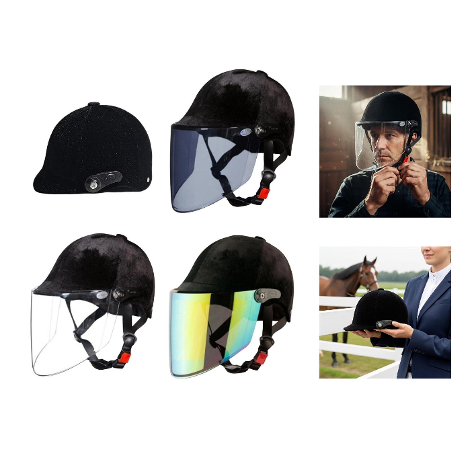 耐衝撃性乗馬ヘルメットソフトライニング安全屋外サイクリングロ - Equestrian Helmet のレビューと価格