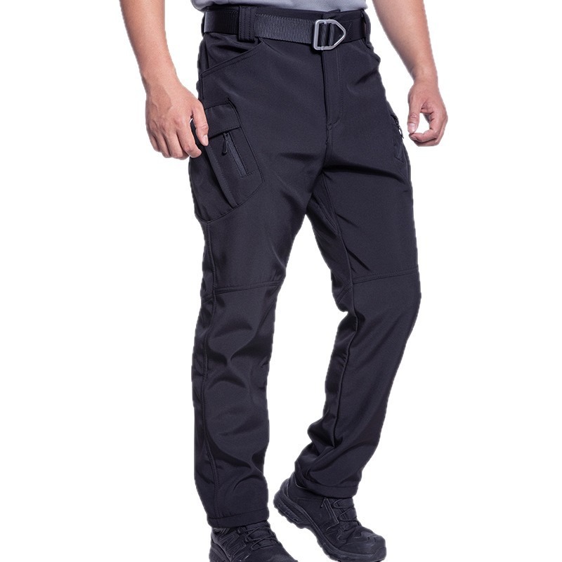メンズフリース裏地付き冬用暖かいタクティカルパンツ防水ハイキ - Outdoor Sport Hiking Pants のレビューと価格
