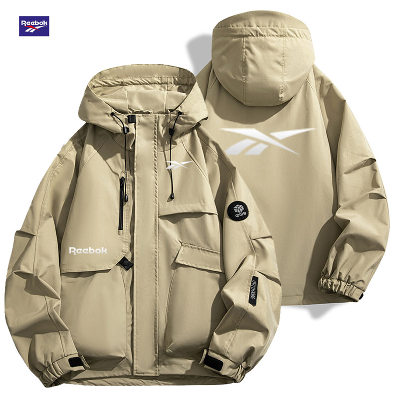 リーボック ロゴ 2026 メンズ 防風防水ジャケット 春秋 - Outdoor Sport Waterproof Jacket のレビューと価格