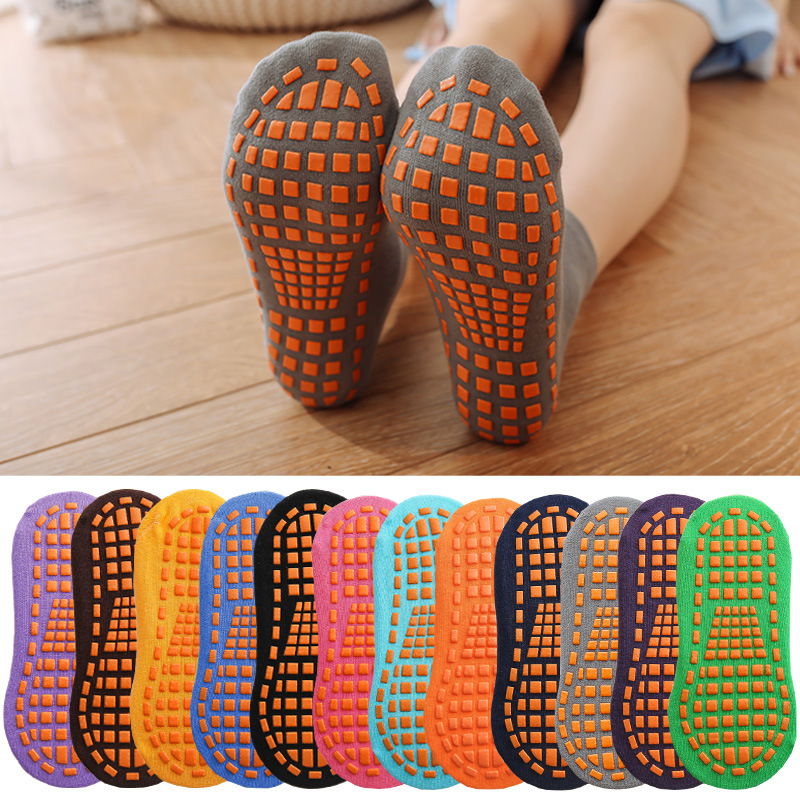 10 組の子供大人用滑り止め靴下親子トランポリン靴下綿子供靴 - Trampoline Park Sock のレビューと価格