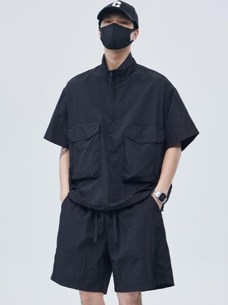 メンズ夏カジュアルスポーツウェアセットプラスサイズ最大300 - Outdoor Sports Outfit のレビューと価格