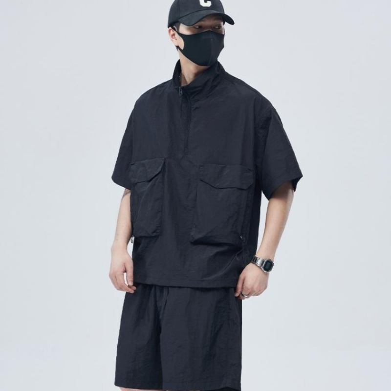 メンズ夏カジュアルスポーツウェアセットプラスサイズ最大300 - Outdoor Sports Outfit のレビューと価格