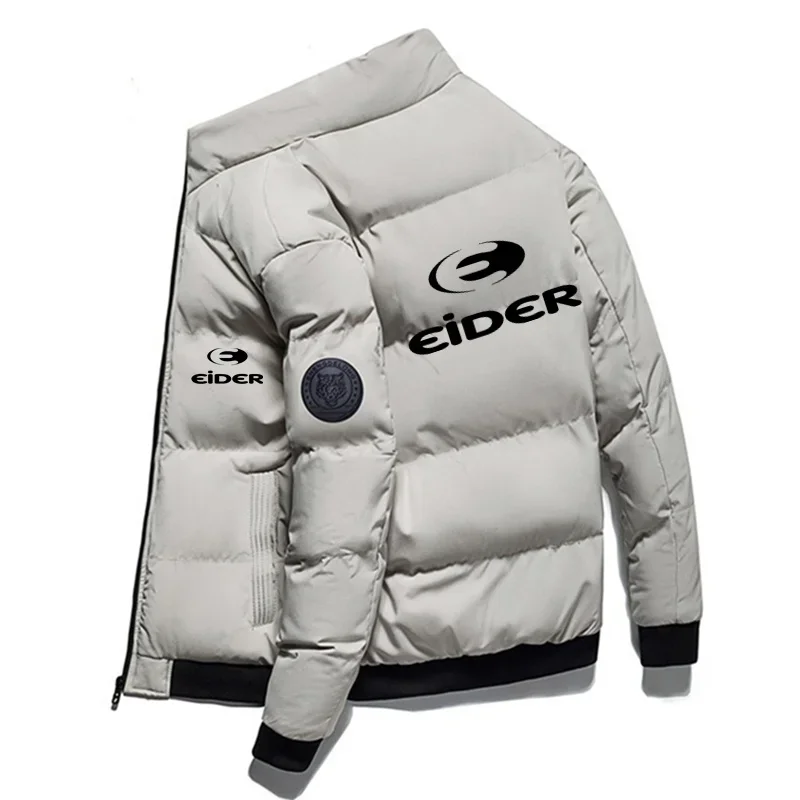 新しいメンズカジュアル防風防水厚手暖かいダウンジャケットファ - Outdoor Sport Waterproof Jacket のレビューと価格