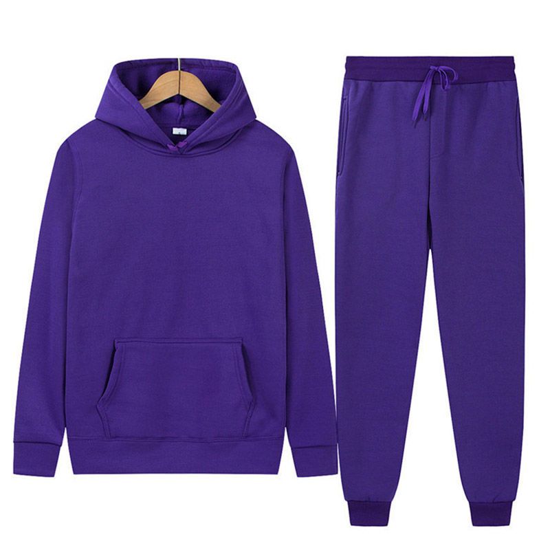 ユニセックスカジュアルトラックスーツ、フーディーとジョガーパ - Outdoor Sports Outfit のレビューと価格