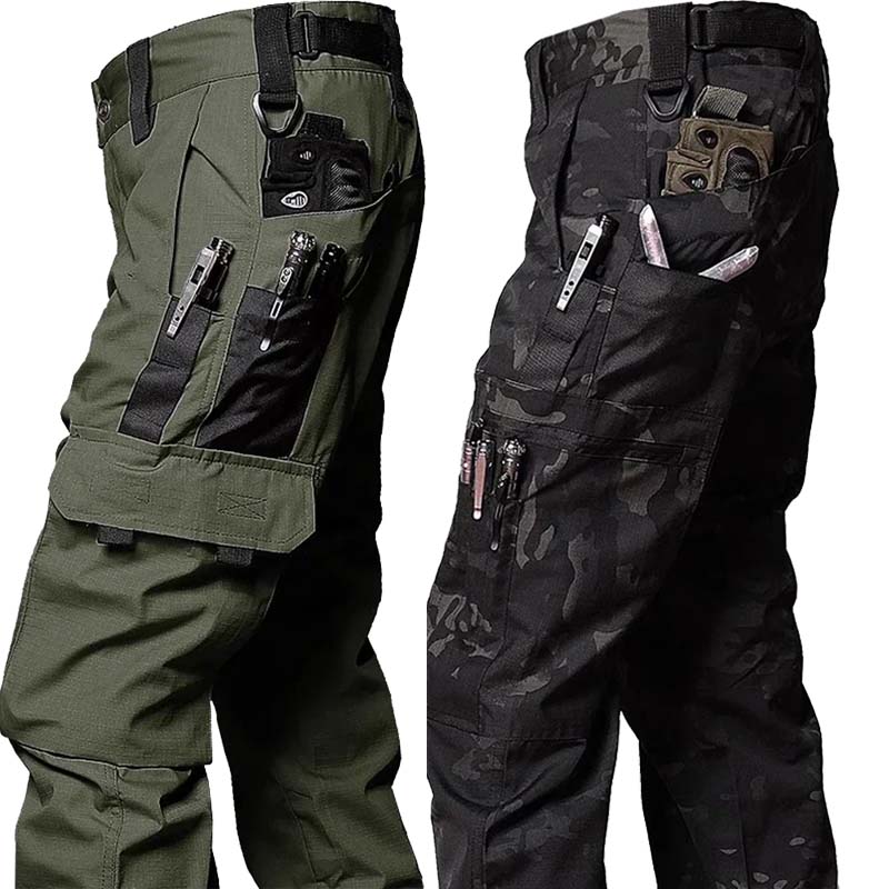 新しい戦術的なワークパンツ男性カジュアルアウトドアカーゴパン - Outdoor Sport Hiking Pants のレビューと価格