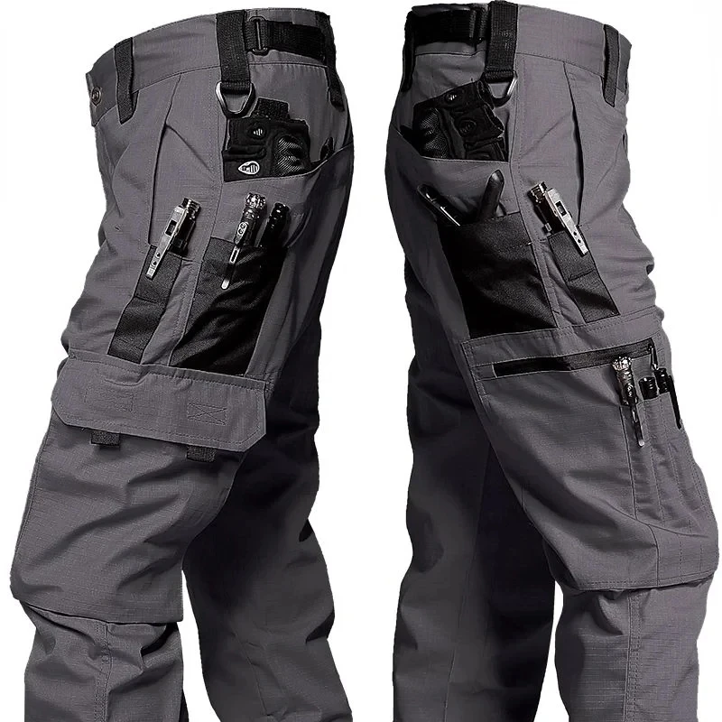 新しい戦術的なワークパンツ男性カジュアルアウトドアカーゴパン - Outdoor Sport Hiking Pants のレビューと価格