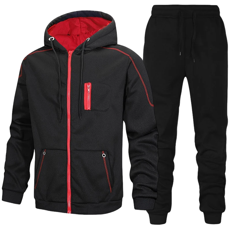 秋冬デイリーカジュアルスポーツジョガースーツ屋外暖かいバイク - Outdoor Sports Outfit のレビューと価格
