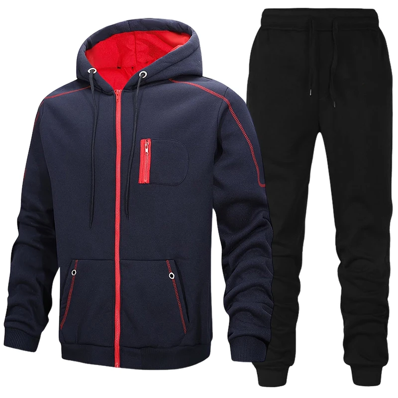 秋冬デイリーカジュアルスポーツジョガースーツ屋外暖かいバイク - Outdoor Sports Outfit のレビューと価格