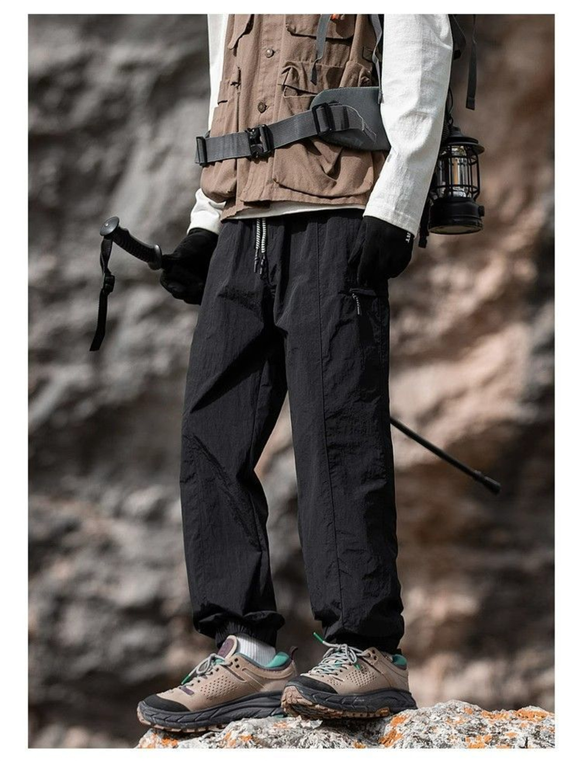 ヴィンテージ風バギーパンツ メンズ カジュアル スポーツ ジ - Outdoor Sport Hiking Pants のレビューと価格