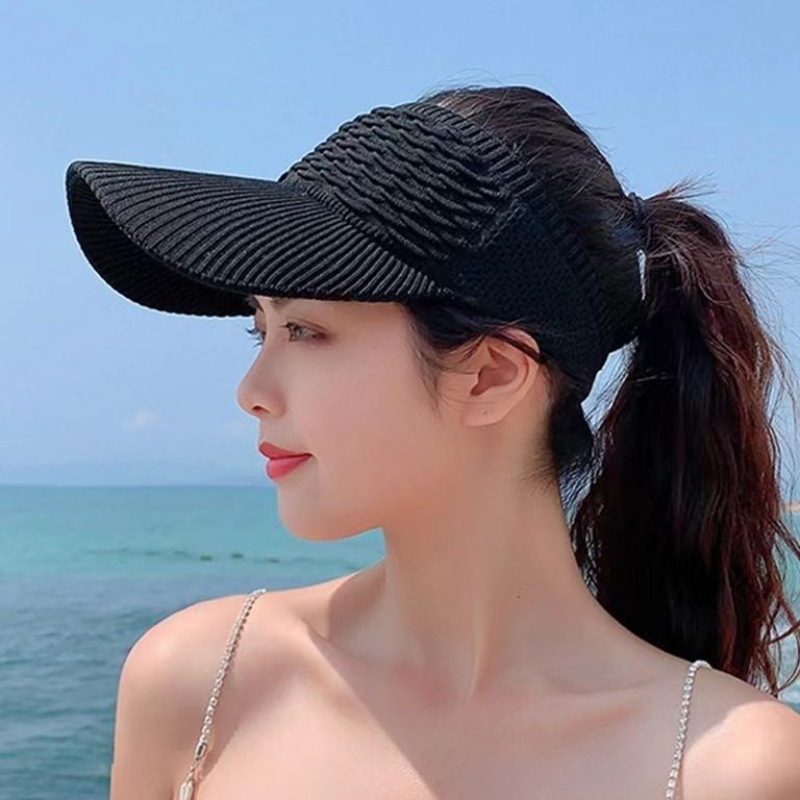 1 個女性抗 UV 日よけ帽子通気性調節可能な空のトップバイ - Outdoor Sport Hat のレビューと価格