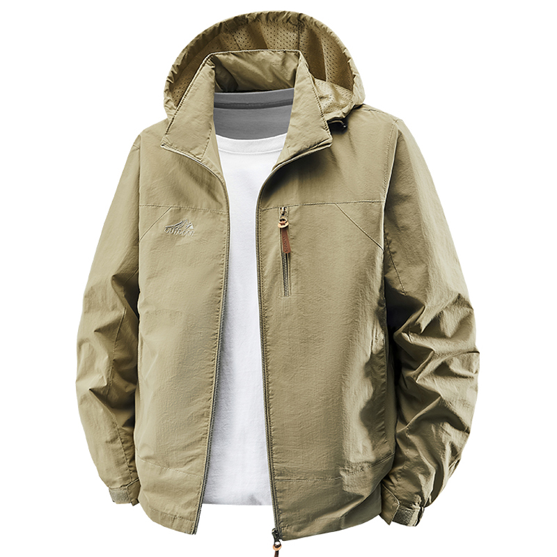 春秋ウインドブレーカー防水ハイキングジャケット男性屋外キャン - Outdoor Sport Waterproof Jacket のレビューと価格