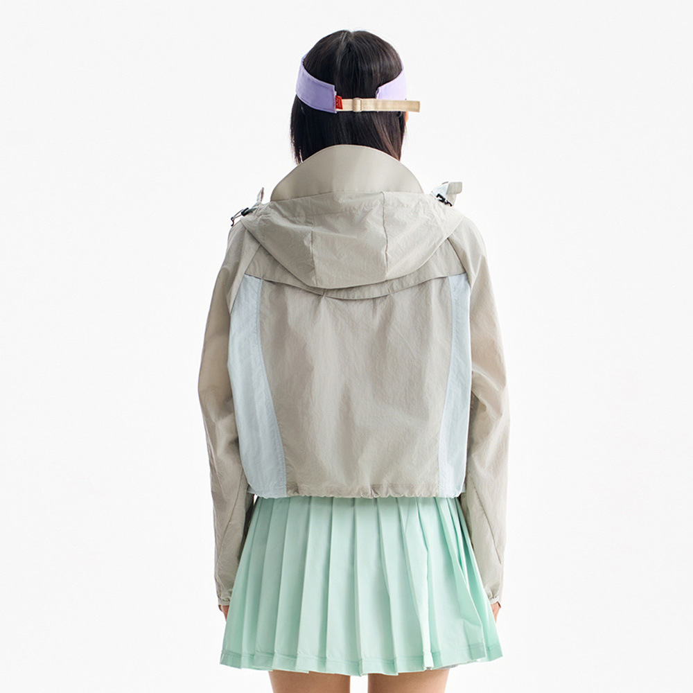 女性アウトドアスポーツハイキング軽量速乾防水防風ショート日焼 - Outdoor Sport Waterproof Jacket のレビューと価格