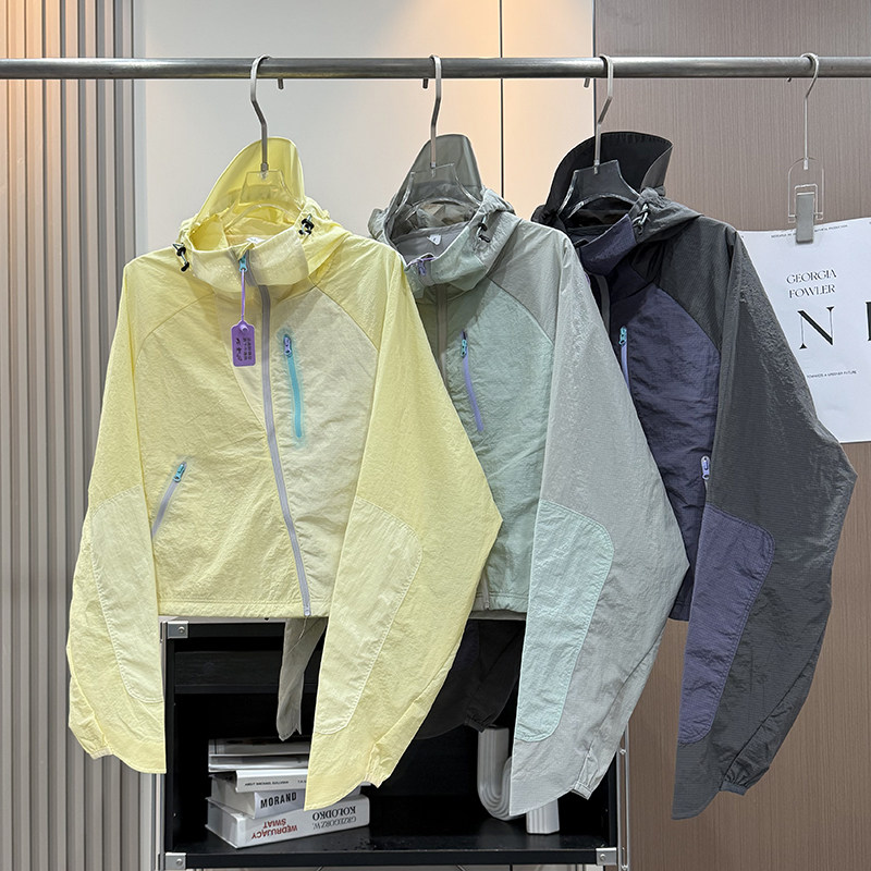 女性アウトドアスポーツハイキング軽量速乾防水防風ショート日焼 - Outdoor Sport Waterproof Jacket のレビューと価格