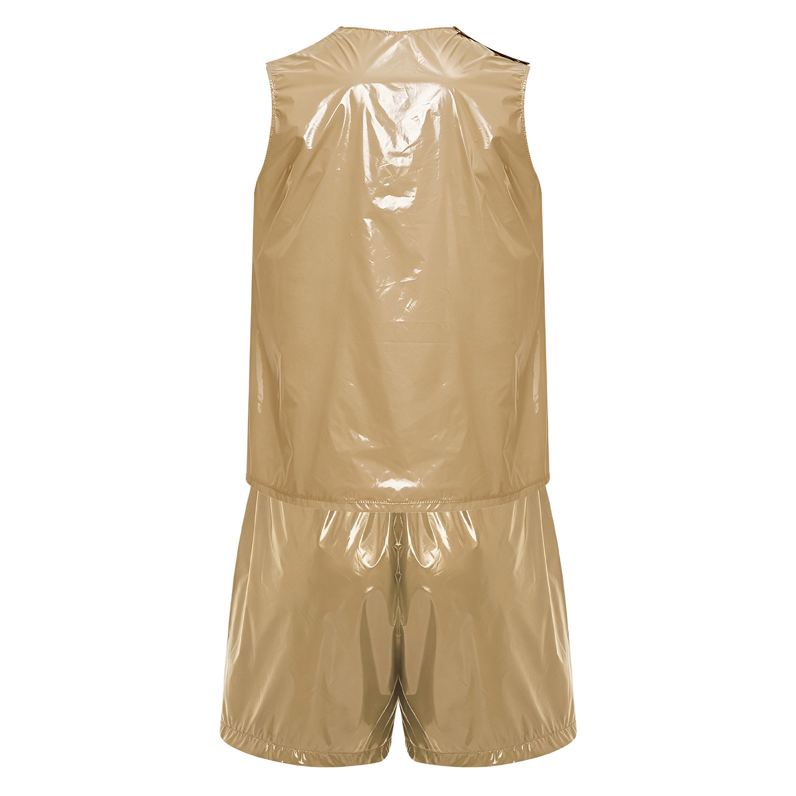 男性用適応型防水汗取りタンクトップとサイドボタン付きボクサー - Outdoor Sports Outfit のレビューと価格